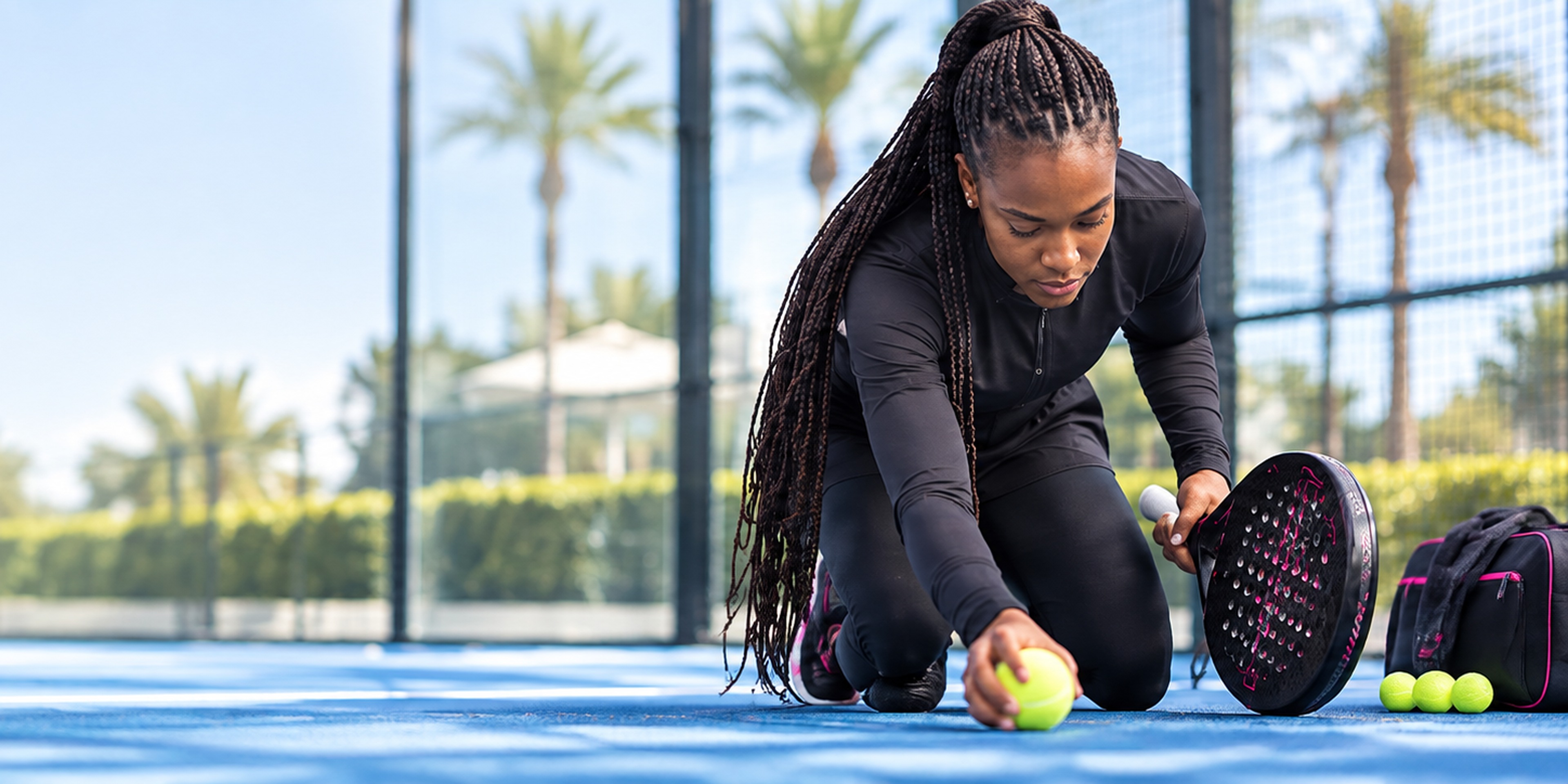Padel coaching study and court reference